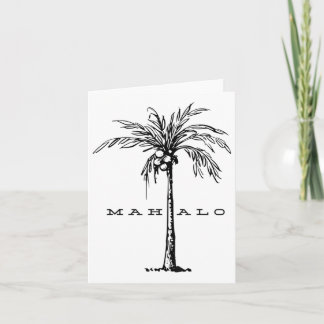 Mahalo Hawaii From The Island. Feel The Aloha Spir Card