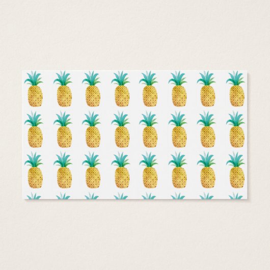 Mahalo Hawaiian Baby Shower Thank You Cards (Back)