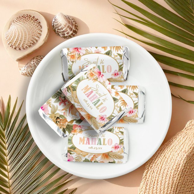 Mahalo Sweet Sixteen Floral Pattern ID1092 Hershey's Miniatures (Creator Uploaded)