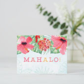 mahalo thank you card, mahalo card (Standing Front)