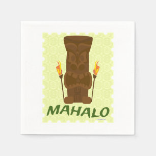 Mahalo Tiki God Paper Napkins
