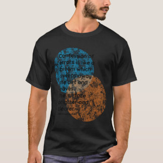 Mahatma Gandhi Confession Quotes funny T-Shirt