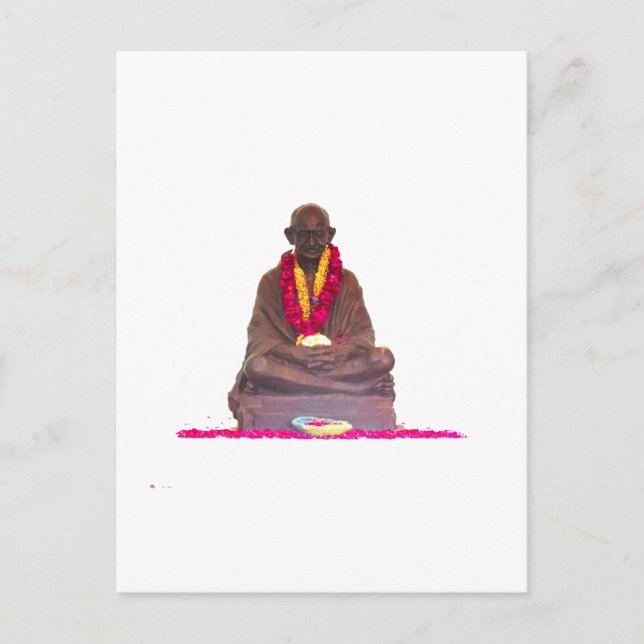 Mahatma GANDHI Father of Nation India Postcard (Front)