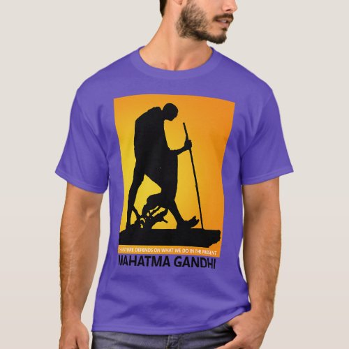 Mahatma Gandhi Father of the Nation T_Shirt