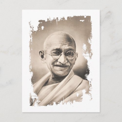 Mahatma Gandhi Gift Postcard