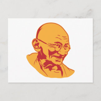 Mahatma Gandhi Portrait Postcard