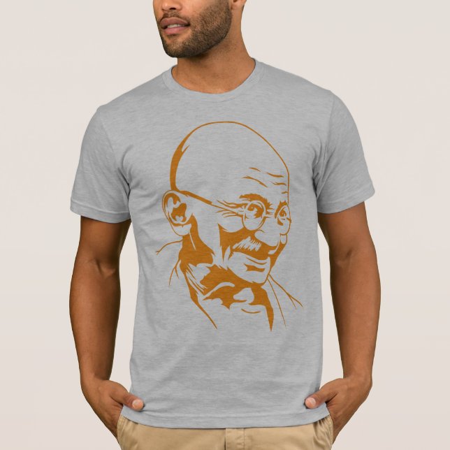 Mahatma Gandhi Portrait T-Shirt (Front)