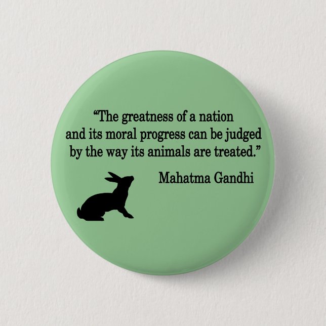 Mahatma Gandhi Quote Collection Pinback Button (Front)