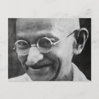 Mahatma Ghandi Portrait Photograph Postcard