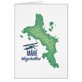 Mahé, Seychelles Vintage map (Front)
