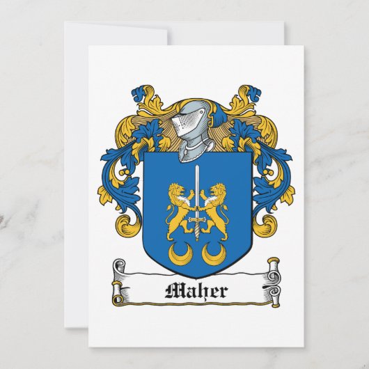 Maher Family Crest (Front)