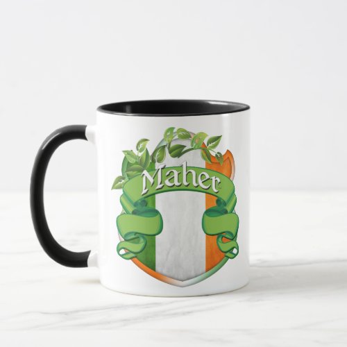 Maher Irish Shield Mug