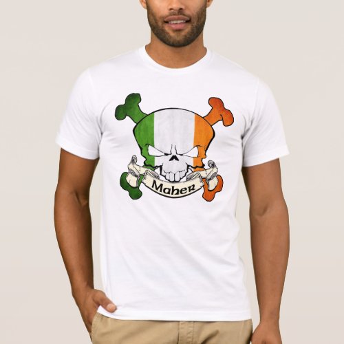 Maher Irish Skull T_Shirt