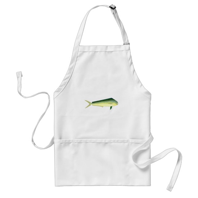 Mahi Mahi - Dolphin Fish Art Adult Apron (Front)