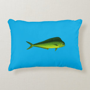 Mahi Mahi Fish Accent Pillow