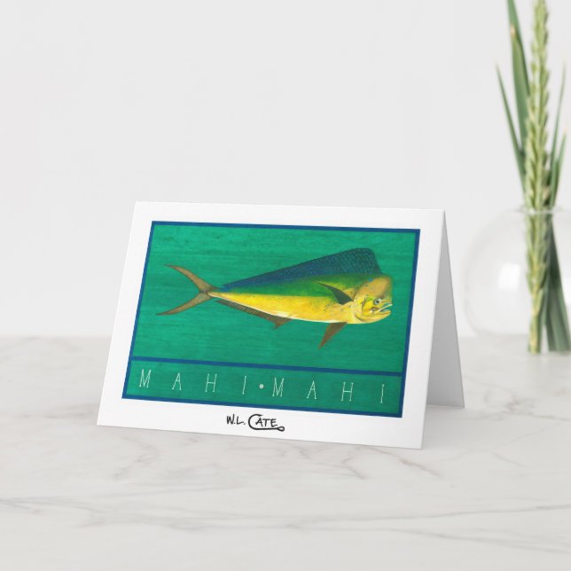 Mahi Mahi Greeting & Rating Cards (Front)