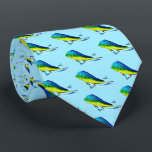 Mahi Mahi Neck Tie<br><div class="desc">This design features the Mahi Mahi.</div>