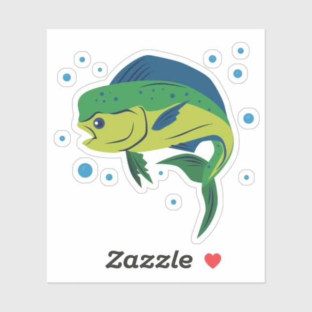 Mahi Mahi Sticker (Sheet)