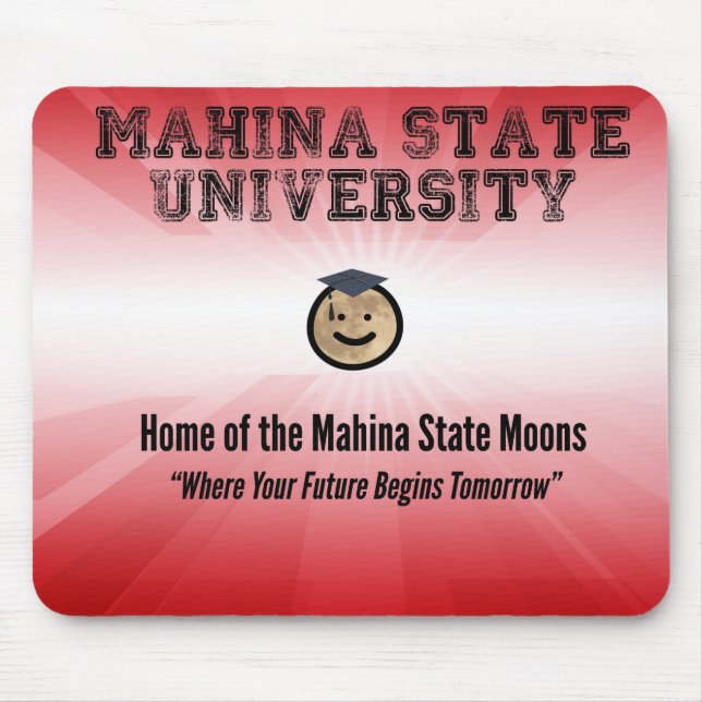 Mahina State Mouse Pad. Mouse Pad (Front)