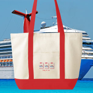 Mahj at Sea Mahjong Cruise Tote Bag