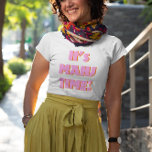 Mahj Mahjong Mah Jongg Pink Quote Cute Fun T-Shirt<br><div class="desc">Show off your love for Mahjong in style with this Mahj Mahjong Pink Quote T-Shirt. The playful design features a fun quote in vibrant pink, making it a perfect choice for game nights or casual outings. It’s a cute and comfy way to express your passion for Mahjong with a touch...</div>