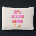 Mahj Mahjong Mah Jongg Pink Quote Personalized Accessory Pouch<br><div class="desc">Keep your Mahjong essentials in style with this Personalized Name Mahj Accessory Pouch. The playful pink design and fun quote make it a cute and practical addition to your game nights. Personalize it with your name for a unique,  stylish way to carry your Mahjong tiles and accessories.</div>
