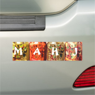 MAHJ with Jokers Bumper Magnet