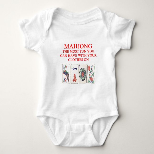 MAHJONG BABY BODYSUIT (Front)
