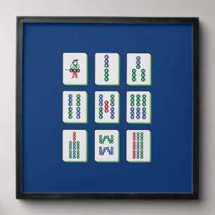 Mahjong Bamboo Tiles Art Print