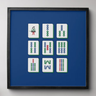 Mahjong Bamboo Tiles Art Print