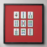 Mahjong Bamboo Tiles Art Print