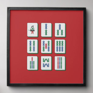 Mahjong Bamboo Tiles Art Print