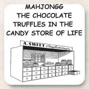 MAHJONG BEVERAGE COASTER