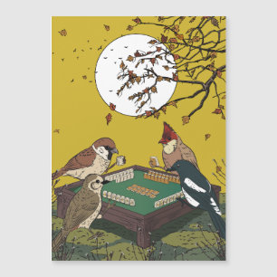 Mahjong birds playing Game
