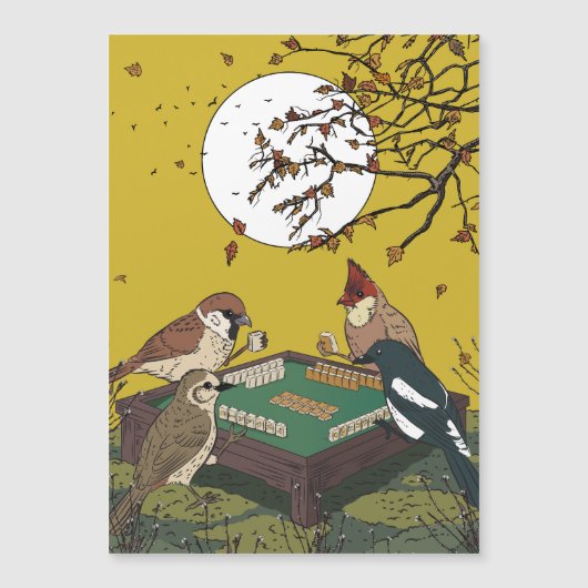 Mahjong birds playing Game  (Front)
