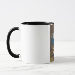 Mahjong birds playing Game Mug