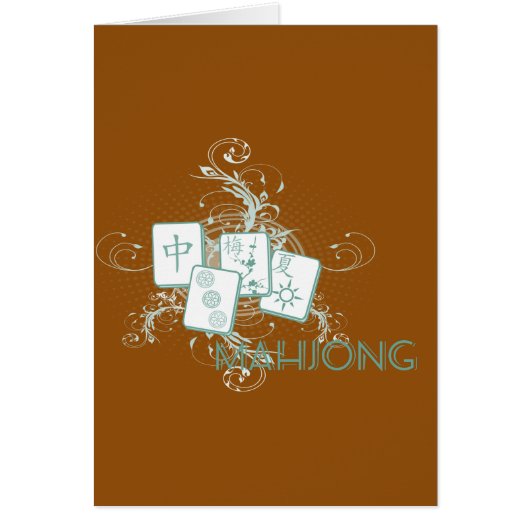 mahjong blue cards (Front)