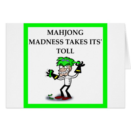 MAHJONG CARDS (Front Horizontal)