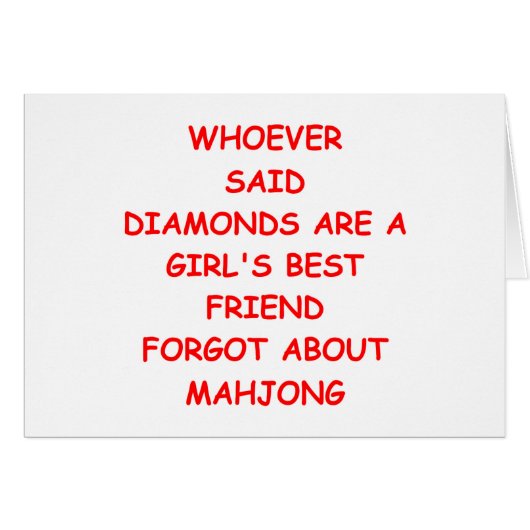 mahjong cards (Front Horizontal)