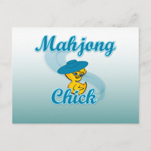 Mahjong Chick #3 Postcard