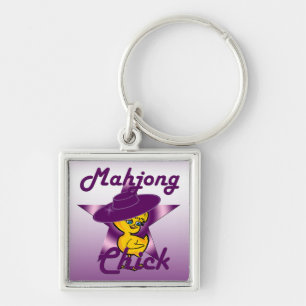 Mahjong Chick #9 Keychain