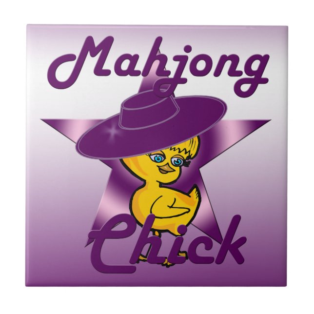 Mahjong Chick #9 Tile (Front)