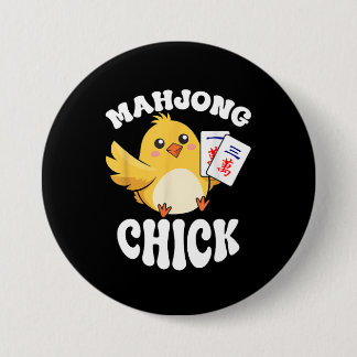 Mahjong Chick Chinese Board Game Player Button