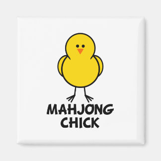 Mahjong Chick Magnet
