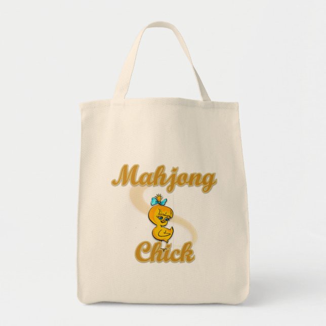 Mahjong Chick Tote Bag (Front)