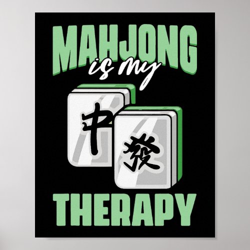 Mahjong Chinese Games Therapy for Casino Gamblers Poster