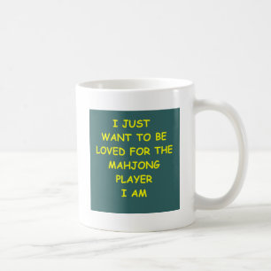 mahjong coffee mug
