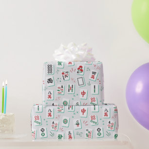 Mahjong Crew Player Mahj Club Game Lover Gift Wrapping Paper