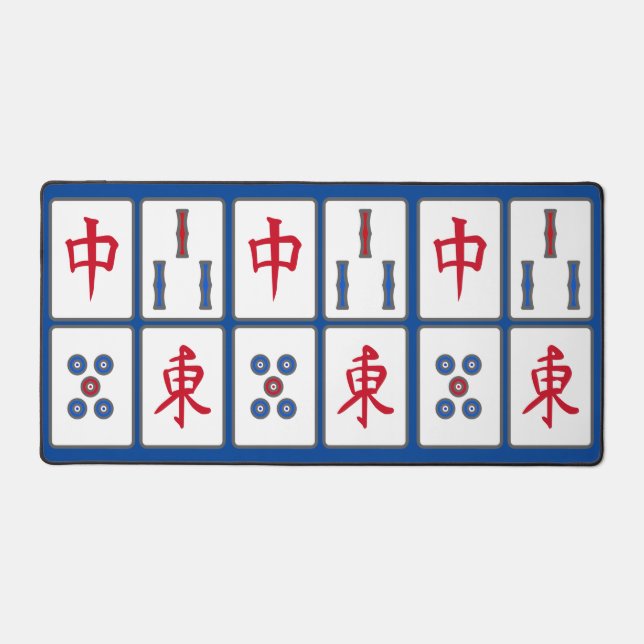 Mahjong Design Desk Mat (Front)