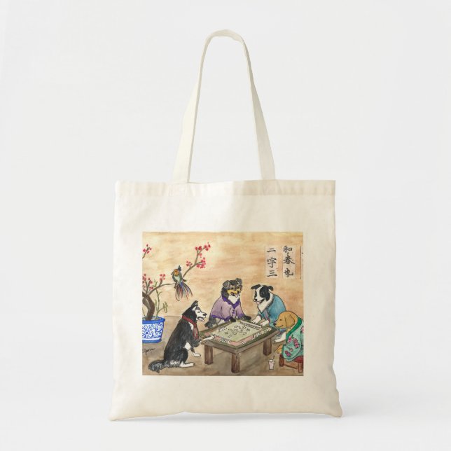 Mahjong Dogs -  Tote Bag (Front)
